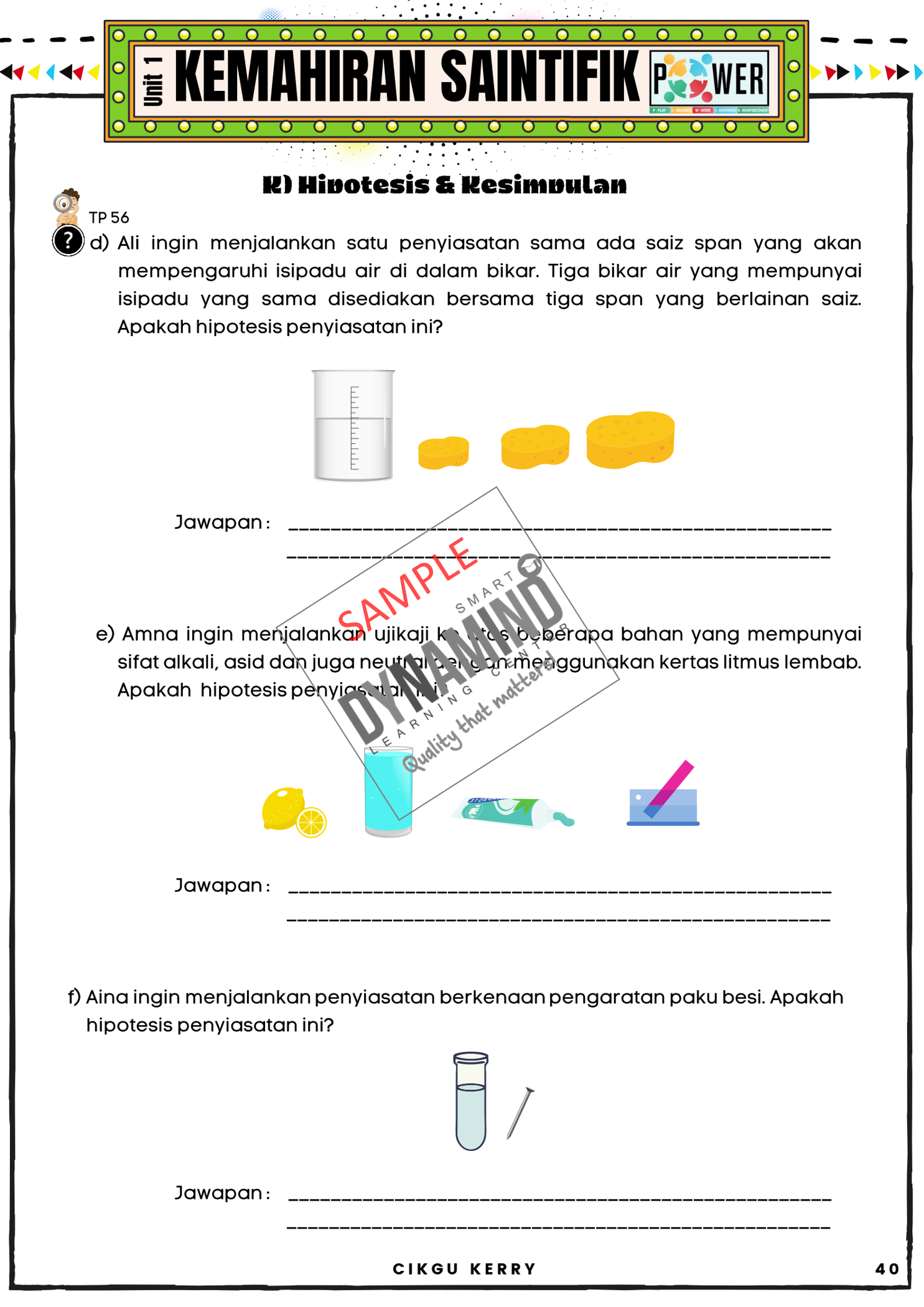 E-BOOK LATIHAN POWER SAINS TAHUN 5 KSSR SEMAKAN EDISI 2 240m/s - Image 9