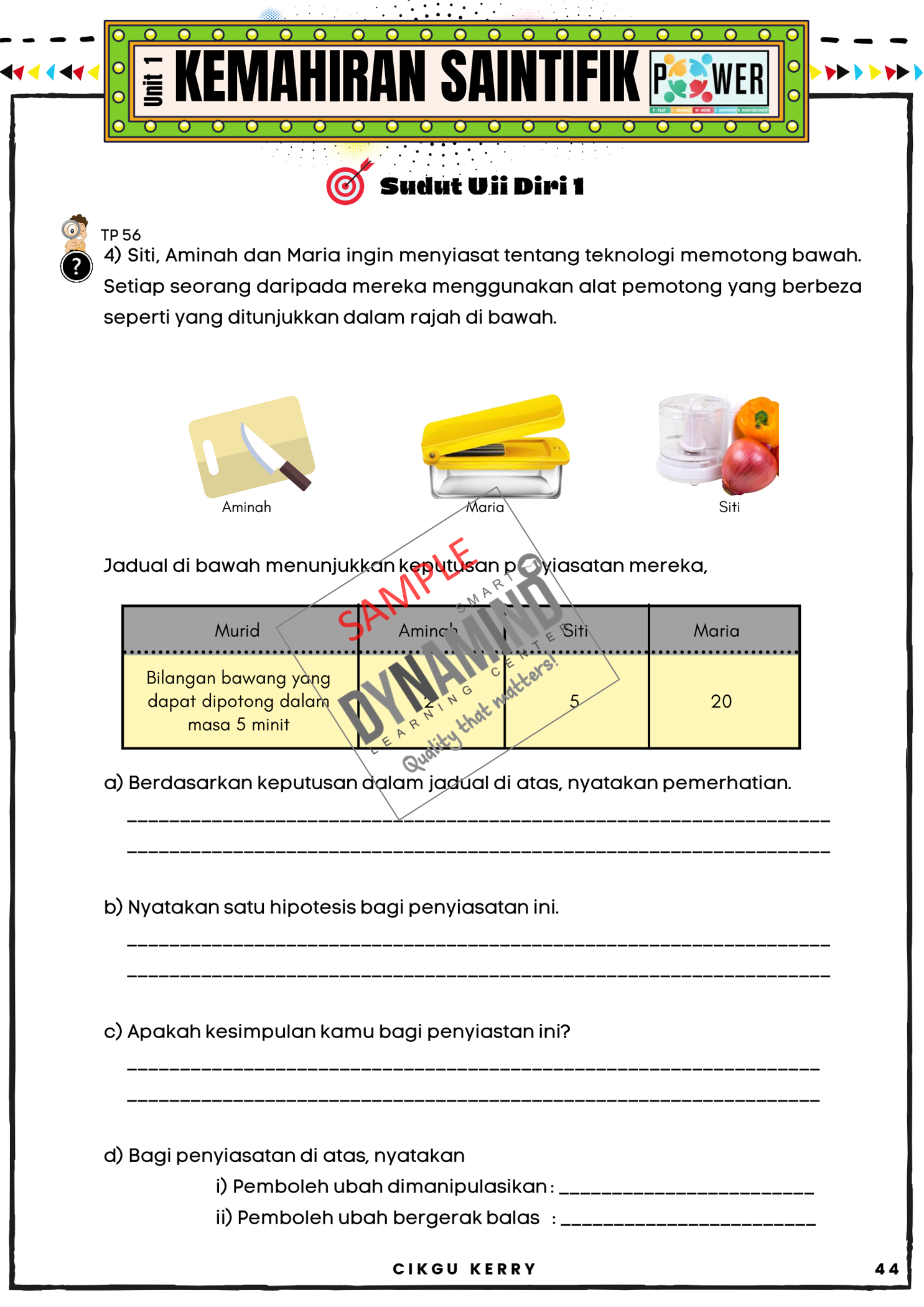 E-BOOK LATIHAN POWER SAINS TAHUN 5 KSSR SEMAKAN EDISI 2 240m/s - Image 10