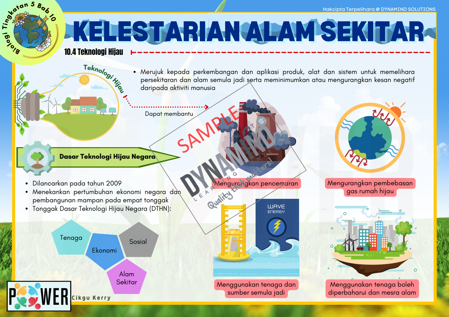 Sampel 12 Kelestarian Alam Sekitar Enota Biology Tingkatan 5