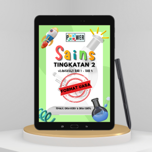 1 SET ULANGKAJI BAB 1 – BAB 4 SAINS TINGKATAN 2 (FORMAT UASA) – POWER by Cikgu Kerry