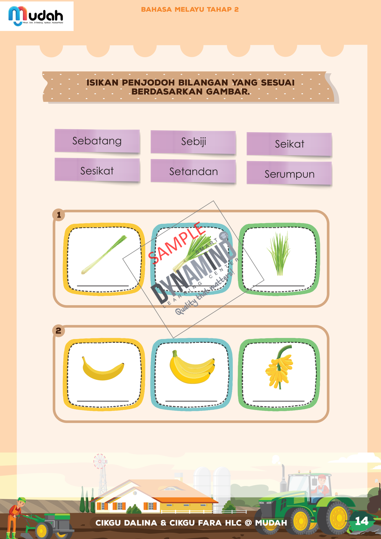 E-BOOK LATIHAN MUDAH BM 2 SIRI TAHUN 4,5,6 BY CIKGU FARA HLC (Penjodoh Bilangan) - Image 9