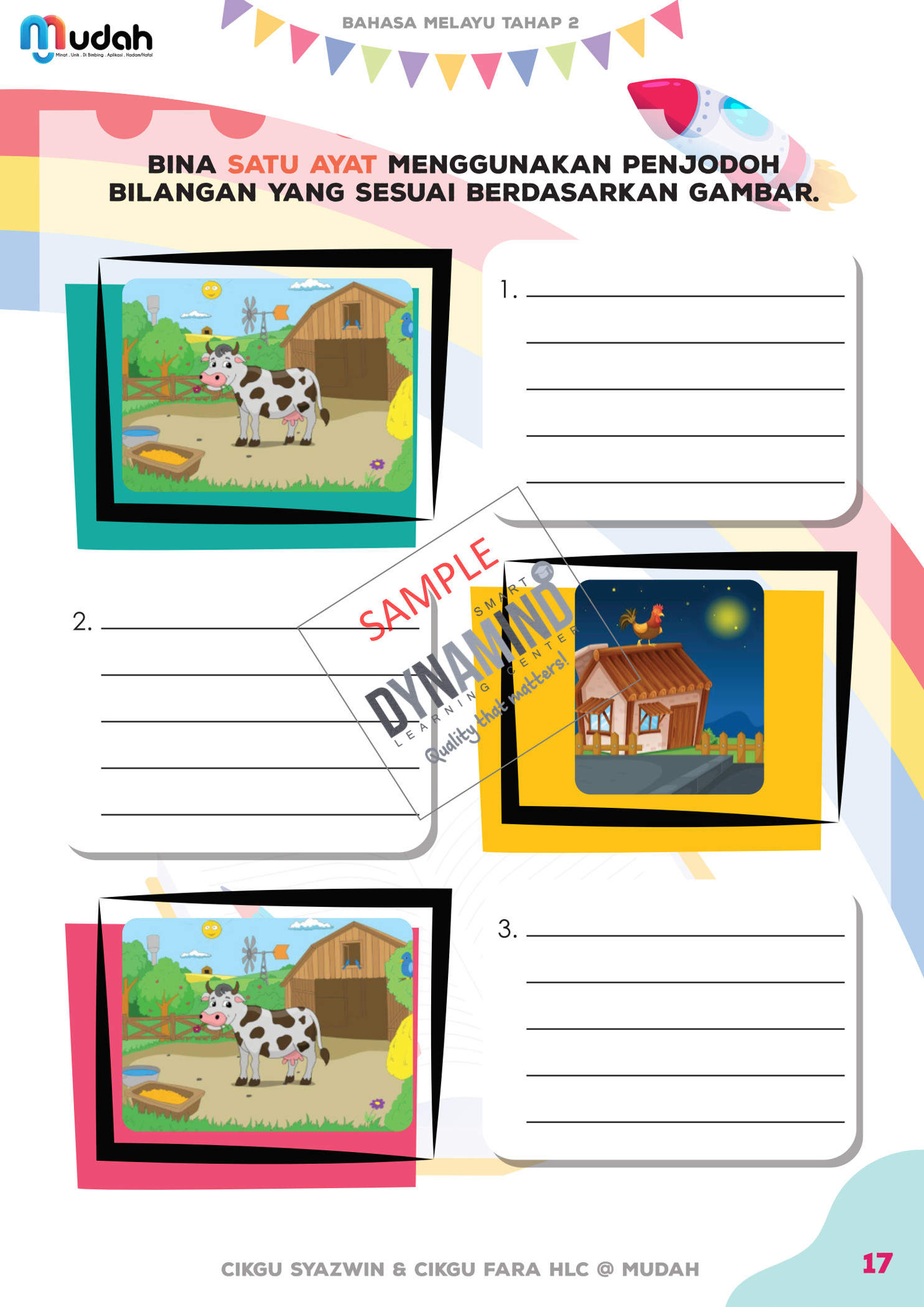 E-BOOK LATIHAN MUDAH BM 2 SIRI TAHUN 4,5,6 BY CIKGU FARA HLC (Penjodoh Bilangan) - Image 5