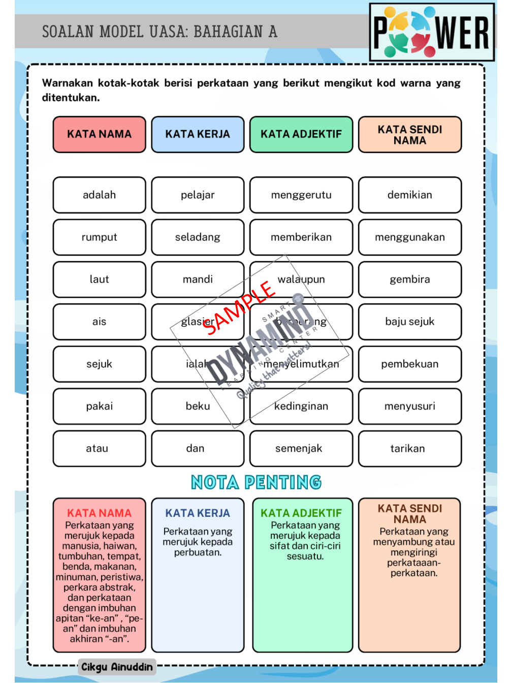 6 SET LATIHAN BAHASA MELAYU TAHUN 5 - Image 12