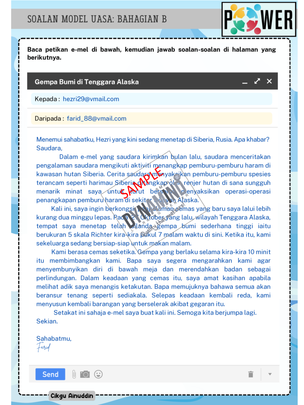 6 SET LATIHAN BAHASA MELAYU TAHUN 5 - Image 11