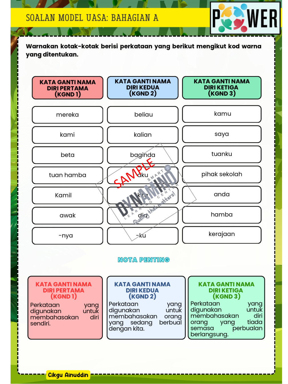 6 SET LATIHAN BAHASA MELAYU TAHUN 5 - Image 15
