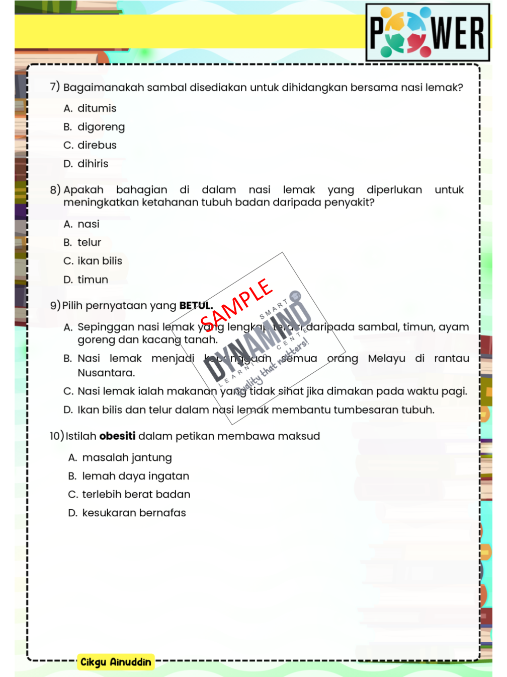 6 SET LATIHAN BAHASA MELAYU TAHUN 5 - Image 3