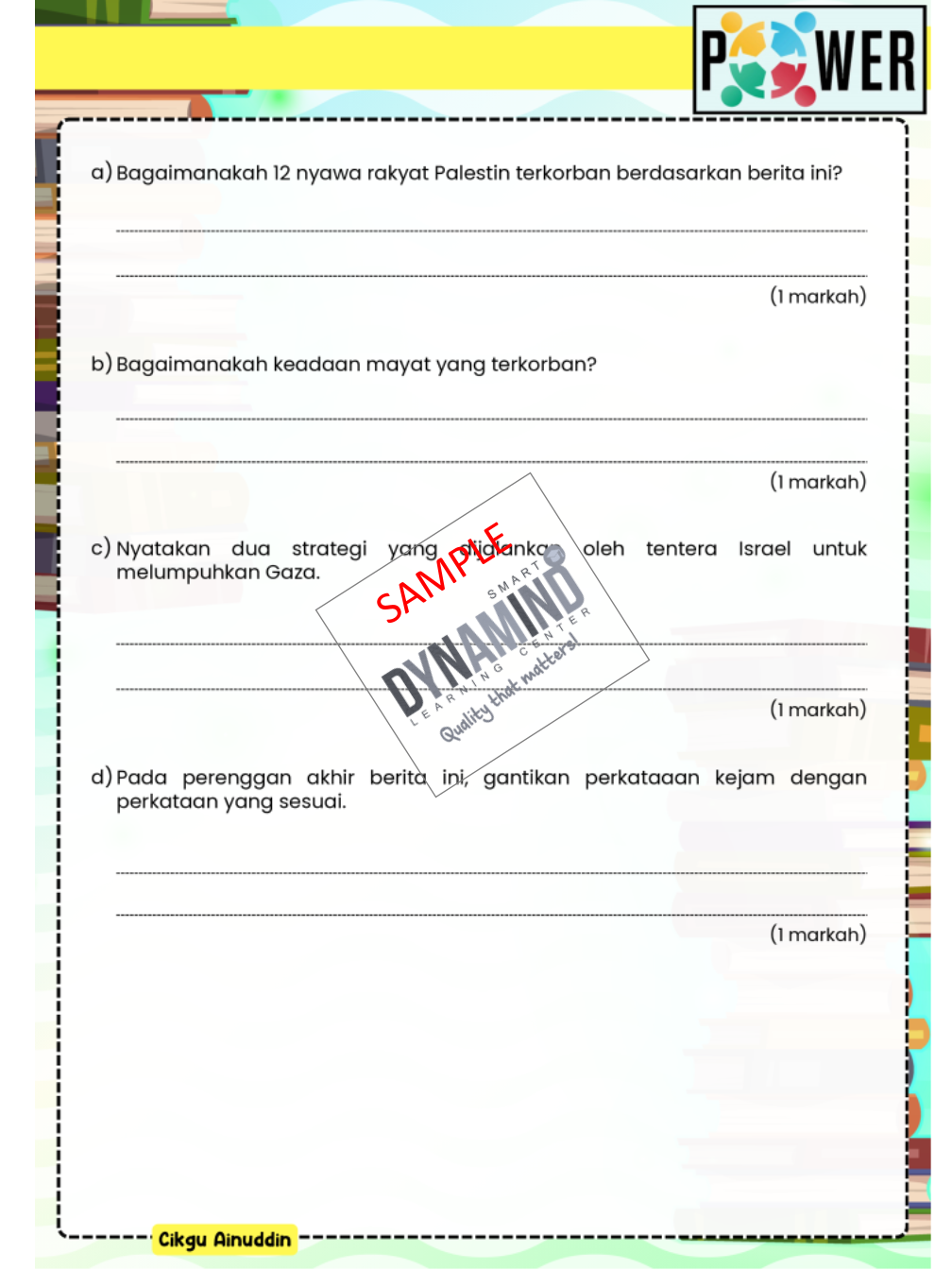 6 SET LATIHAN BAHASA MELAYU TAHUN 5 - Image 5