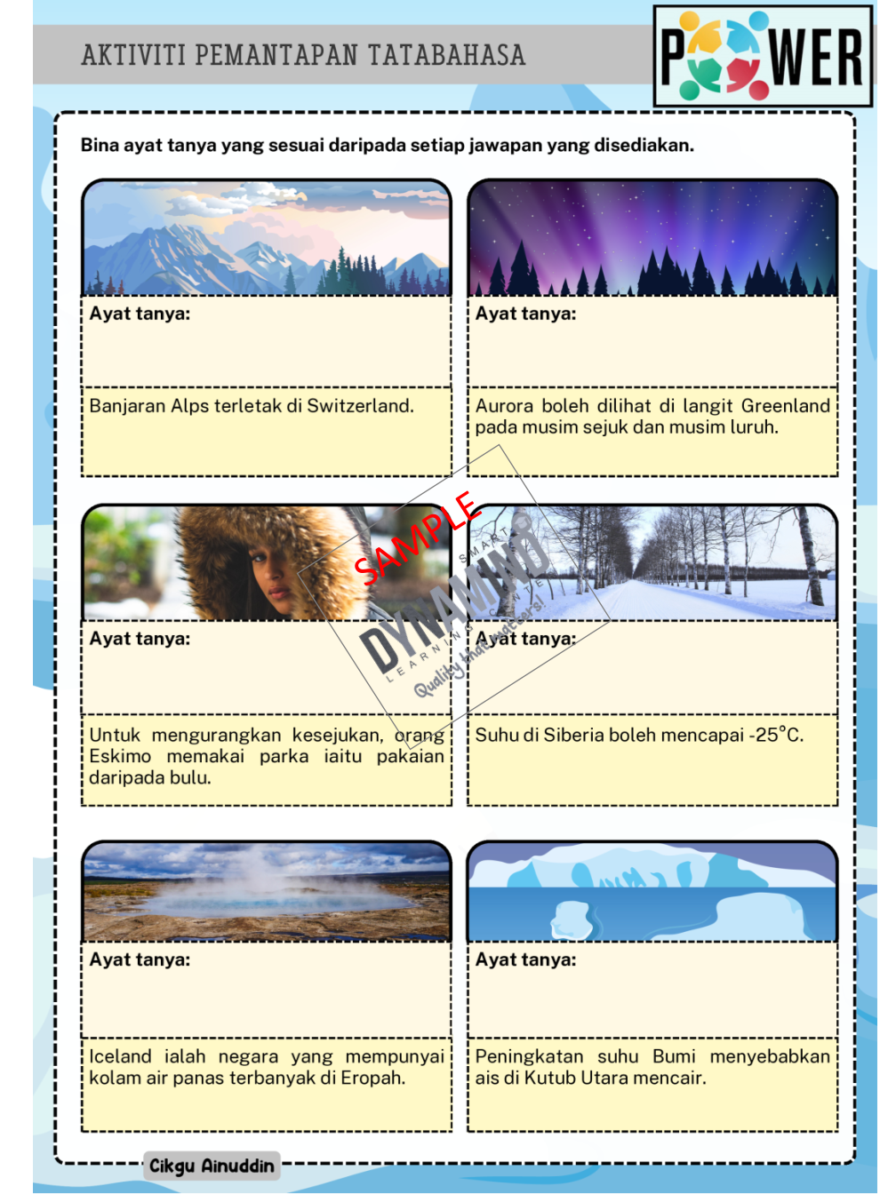 6 SET LATIHAN BAHASA MELAYU TAHUN 5 - Image 10