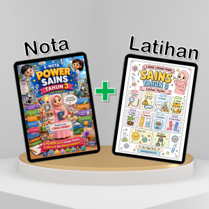 E-NOTA & E-BOOK LATIHAN POWER SAINS TAHUN 3 KSSR SEMAKAN 50m/s