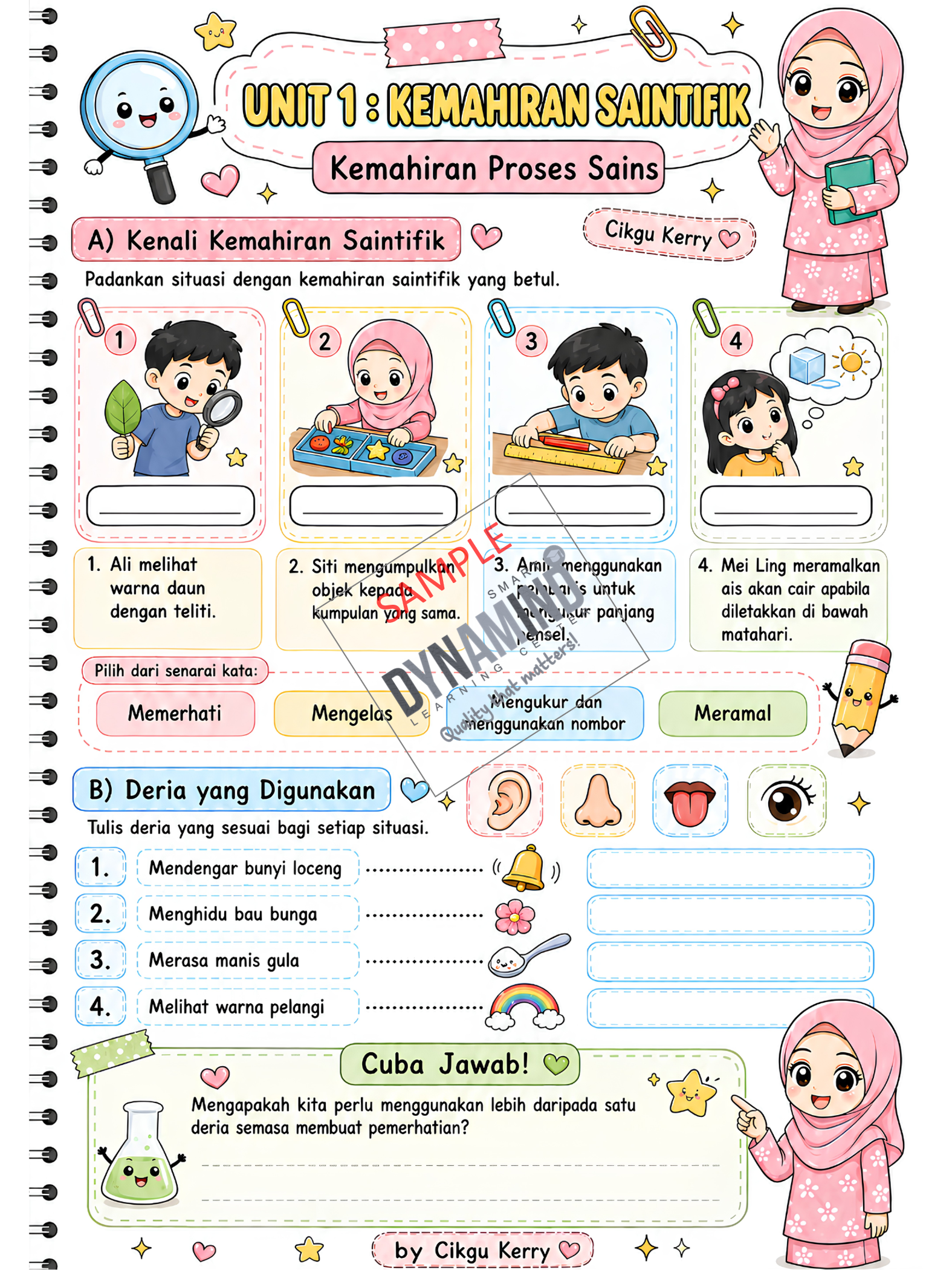 E-NOTA & E-BOOK LATIHAN POWER SAINS TAHUN 3 KSSR SEMAKAN 50m/s - Image 9