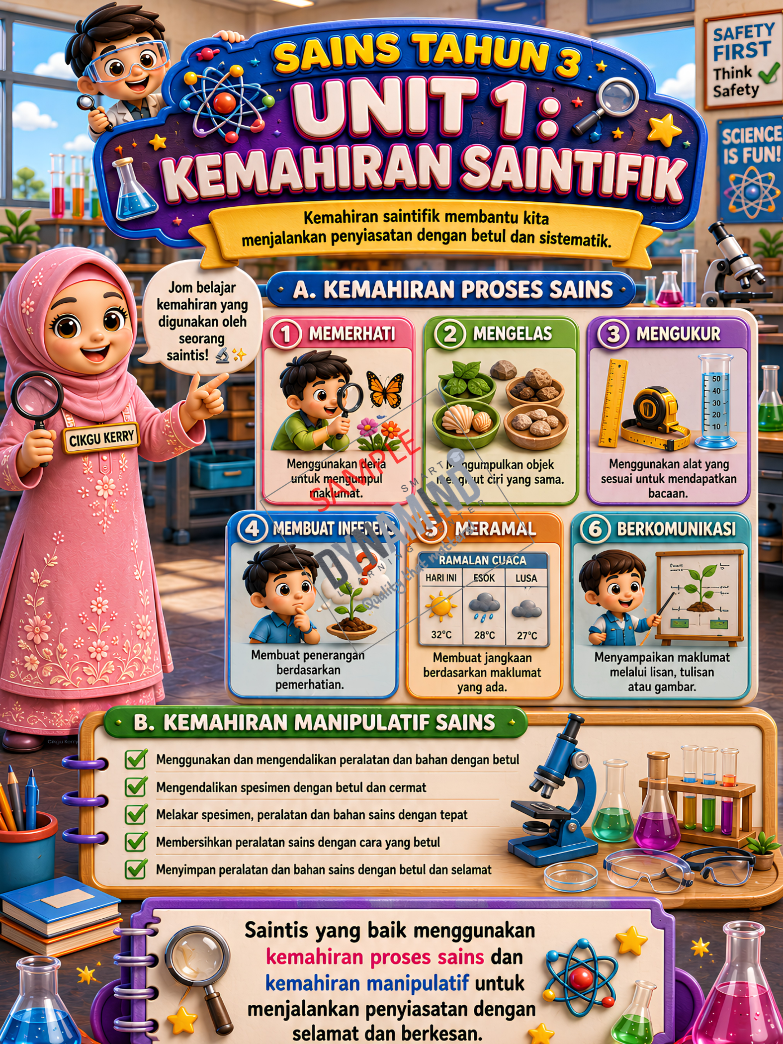 E-NOTA & E-BOOK LATIHAN POWER SAINS TAHUN 3 KSSR SEMAKAN 50m/s - Image 6